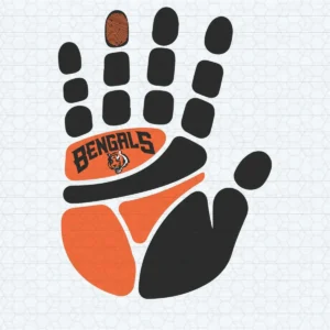 modern and bold with a playful twist Bengals classic SVG design showing excitement and pride for Cricut and Silhouette cutting machines