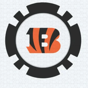 modern and bold with industrial elements Bengals logo SVG design showing excitement and pride for Cricut and Silhouette cutting machines