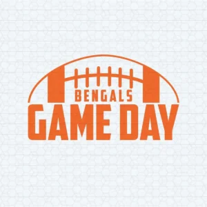 bold and modern with a sporty aesthetic Bengals classic SVG design showing excitement for Cricut and Silhouette cutting machines