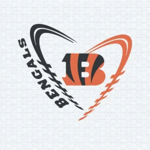 modern and bold with a dynamic feel Bengals logo SVG design showing excitement and pride for Cricut and Silhouette cutting machines