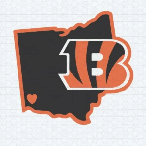 modern and bold with a hint of vintage Bengals logo SVG design showing excitement and pride for Cricut and Silhouette cutting machines