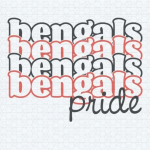 modern and bold with a playful twist Bengals classic SVG design showing excitement and pride for Cricut and Silhouette cutting machines