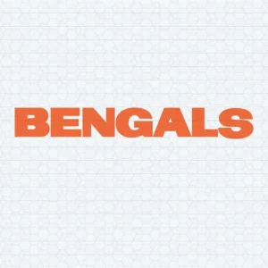 bold and modern with a touch of vintage Bengals classic SVG design showing excitement for Cricut and Silhouette cutting machines