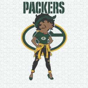 vintage with a modern twist, featuring bold and playful elements Packers classic SVG design showing nostalgia and pride for Cricut and Silhouette cutting machines