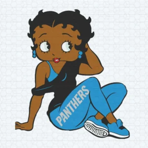 Betty Boop Carolina Panthers Gear SVG Digital Download