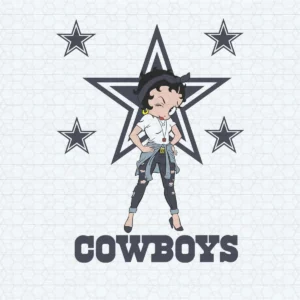 modern with a vintage twist Cowboys classic SVG design showing pride for Cricut and Silhouette cutting machines