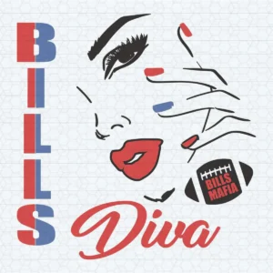 Bills Diva Buffalo Bills Football Team Fangirls Vector SVG