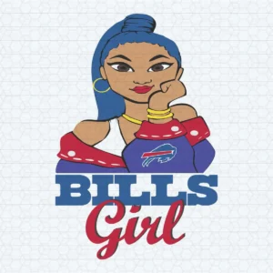 Bills Girl NFL Football Vector Nfl SVG Buffalo Bills Lovers