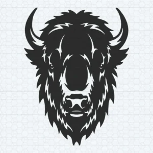 Bison Head American Buffalo Bills Logo SVG