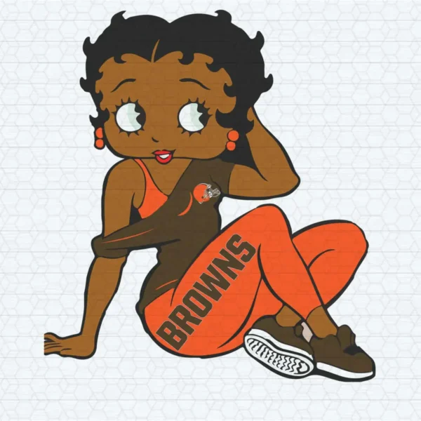 vintage with a playful twist Browns classic SVG design showing nostalgia and pride for Cricut and Silhouette cutting machines