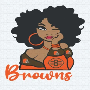 modern with a playful vintage twist Browns classic SVG design showing pride for Cricut and Silhouette cutting machines