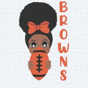 playful and modern with a vintage touch Browns classic SVG design showing joy and pride for Cricut and Silhouette cutting machines