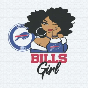 Black Girl Love Buffalo Bills SVG Cut File