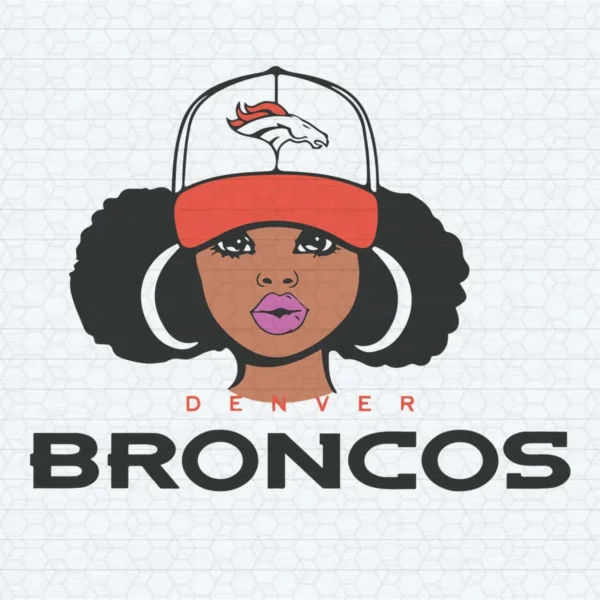 modern with a touch of vintage flair Broncos logo SVG design showing pride for Cricut and Silhouette cutting machines