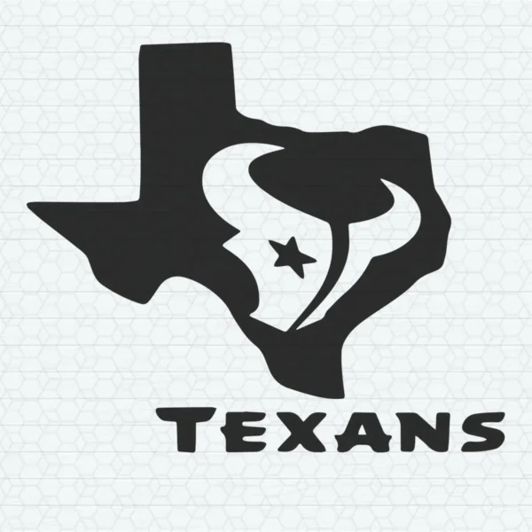 modern with a bold and minimalist approach Texans logo SVG design showing pride for Cricut and Silhouette cutting machines