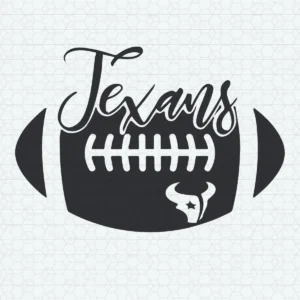 modern with a bold and playful twist Texans logo SVG design showing pride for Cricut and Silhouette cutting machines