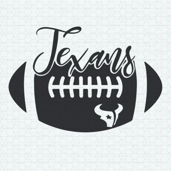 modern with a bold and playful twist Texans logo SVG design showing pride for Cricut and Silhouette cutting machines