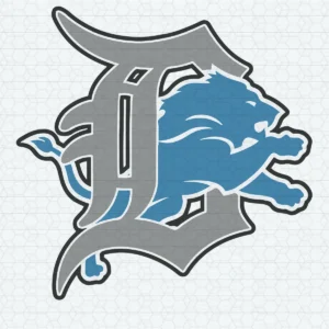 modern with a vintage touch, featuring bold lines and dynamic shapes Lions logo SVG design showing pride for Cricut and Silhouette cutting machines