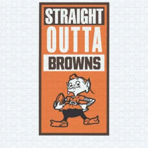 vintage with a bold and playful aesthetic Browns classic SVG design showing pride and nostalgia for Cricut and Silhouette cutting machines