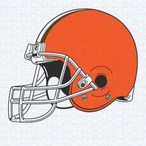 vintage Browns helmet SVG design showing nostalgia for Cricut and Silhouette cutting machines