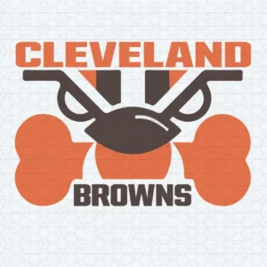 modern with a bold and playful aesthetic Browns classic SVG design showing pride for Cricut and Silhouette cutting machines