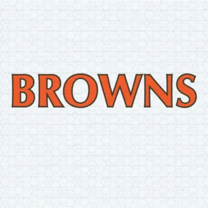 bold and modern with a touch of vintage Browns classic SVG design showing pride and loyalty for Cricut and Silhouette cutting machines