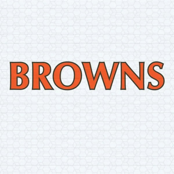 bold and modern with a touch of vintage Browns classic SVG design showing pride and loyalty for Cricut and Silhouette cutting machines