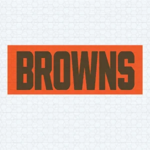 bold and minimalist Browns classic SVG design showing pride for Cricut and Silhouette cutting machines