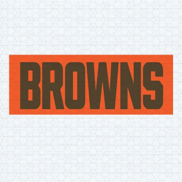 bold and minimalist Browns classic SVG design showing pride for Cricut and Silhouette cutting machines