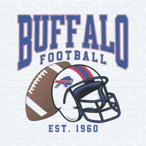 Buffalo Bills 1960 Football Helmet SVG Digital Download