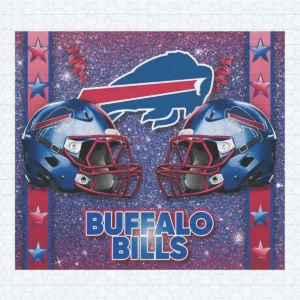 Buffalo Bills 20oz Skinny Tumbler Wrap Sublimation Design PNG
