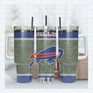 Buffalo Bills 40oz Tumbler Wrap Nfl Team Logo PNG File
