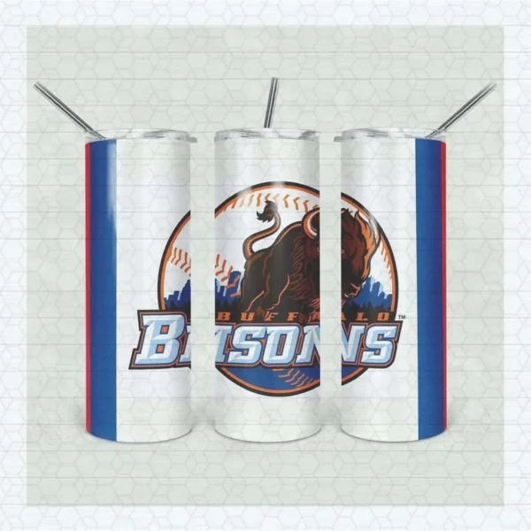 Buffalo Bills Bisons 20oz Tumbler Wrap PNG File
