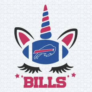 Buffalo Bills Cute Unicorn Love Bills Nfl SVG Digital Download