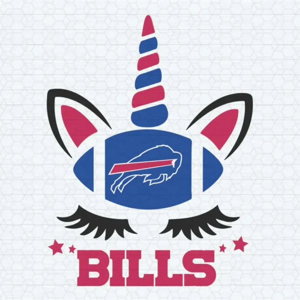 Buffalo Bills Cute Unicorn Love Bills Nfl SVG Digital Download