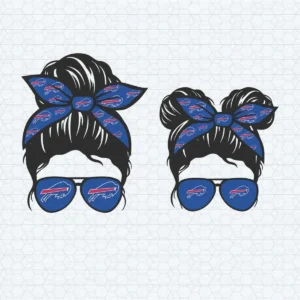Buffalo Bills Fangirls SVG Mom And Daughter Gifts