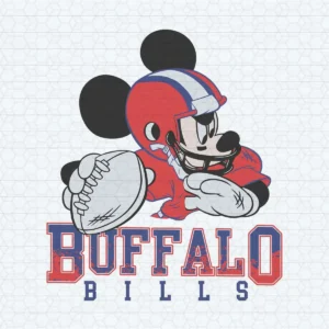 Buffalo Bills Mickey Mouse SVG Decal File