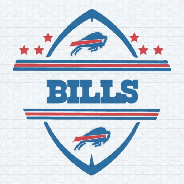 Buffalo Bills NFL Logo Super Bowl SVG Cut Files Layered Digital