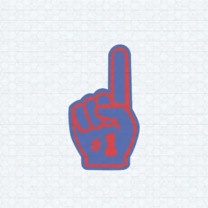 Buffalo Bills Number 1 Finger SVG Cricut Digital Download