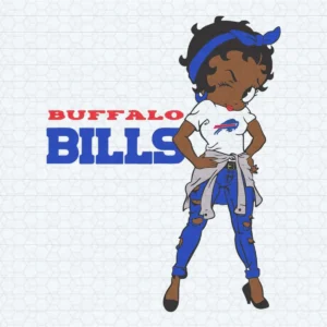 Buffalo Bills Raiders Football Mom Betty Boop SVG