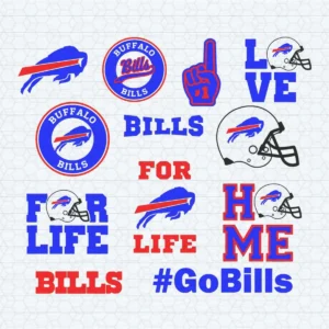 Buffalo Bills SVG Transparent Background Decor Digital File