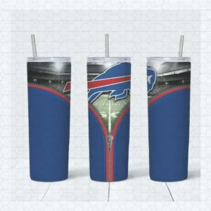 Buffalo Bills Sport 20oz Tumbler Zipper Wrap PNG File