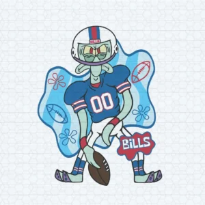 Buffalo Bills Squidward Tentacles Play Football SVG