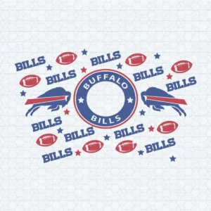 Buffalo Bills Starbucks Wrap SVG Digital Download