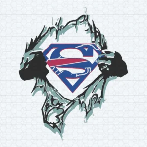 Buffalo Bills Super Man SVG Files For Silhouette