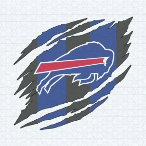 Buffalo Bills Torn Nfl Logo SVG