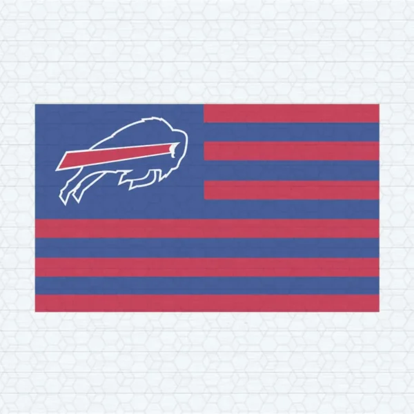 Buffalo Bills US Flag Cut Files Layered Digital Vector