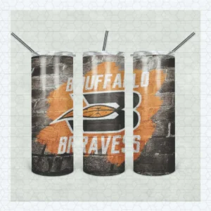 Buffalo Braves 20oz Tumbler Wrap Design Sport PNG File