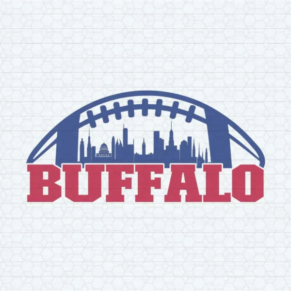 Buffalo Football Skyline SVG Digital Download
