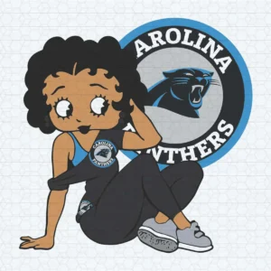 Carolina Panthers Betty Boop SVG Cricut File Digital Download